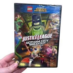 LEGO DC Comics Super Heroes Justice League Gotham City Breakout DVD New Sealed